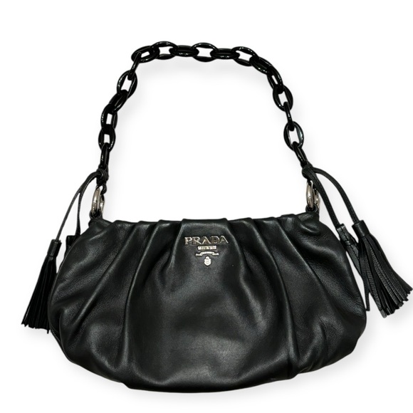 Prada vintage leather shoulder bag - Picture 1 of 6